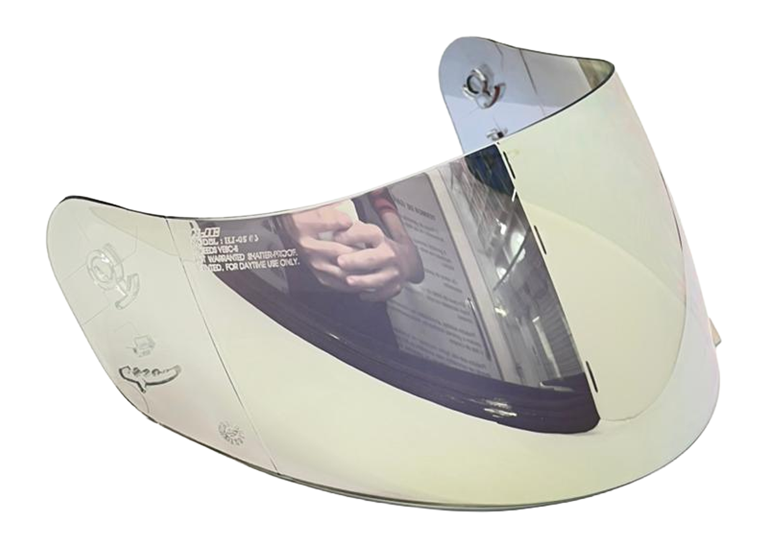 VISOR CAPACETE HJC SYMAX/CS12 HJ-05 GOLD