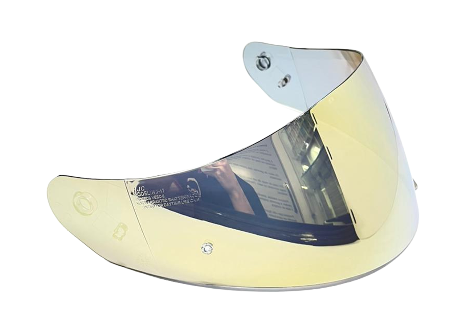 VISOR CAPACETE HJC CL/IS-MAX2 HJ-17 GOLD PINLOCK